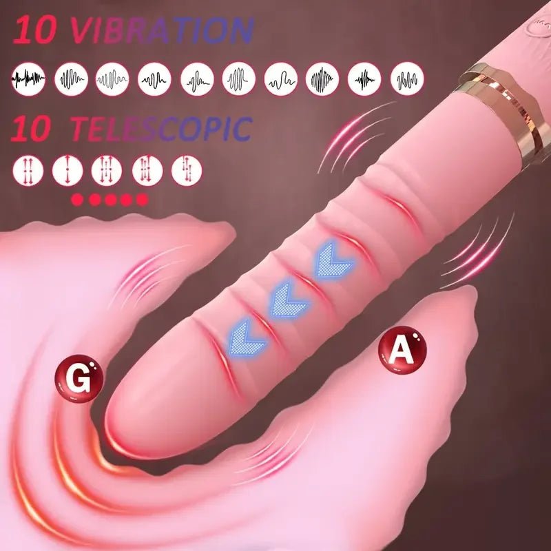 HeatDrive Dual Thrust Vibrator - SinfulX - Personal Care > Sexual Wellness > G - Spot Vibrator
