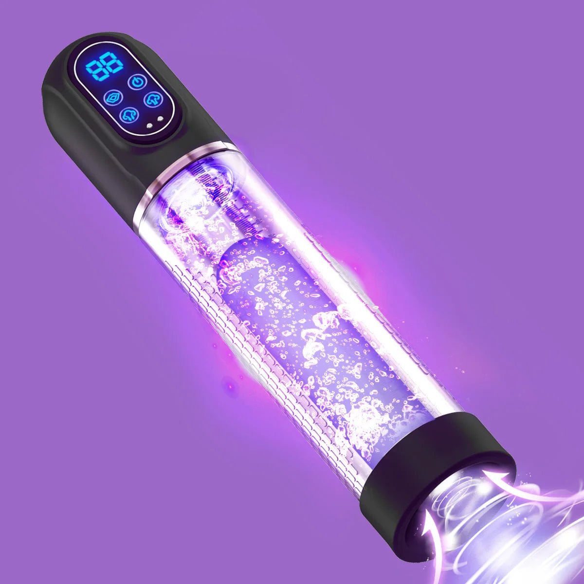 HydroForce IPX7 Waterproof Electric Penis Pump - SinfulX - Personal Care > Sexual Wellness > Penis Pump