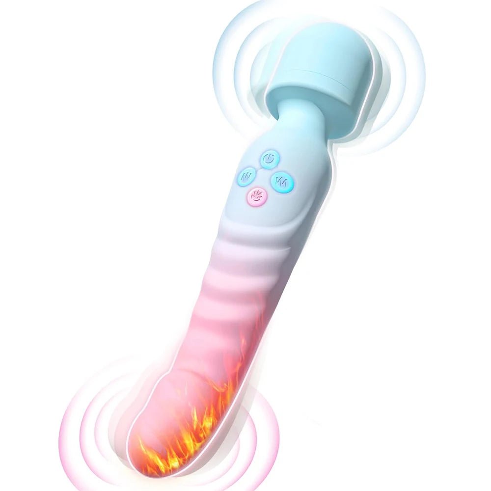IgniteFlex Heated Dual Head Wand Vibrator - SinfulX - Personal Care > Sexual Wellness > Wand Vibrator