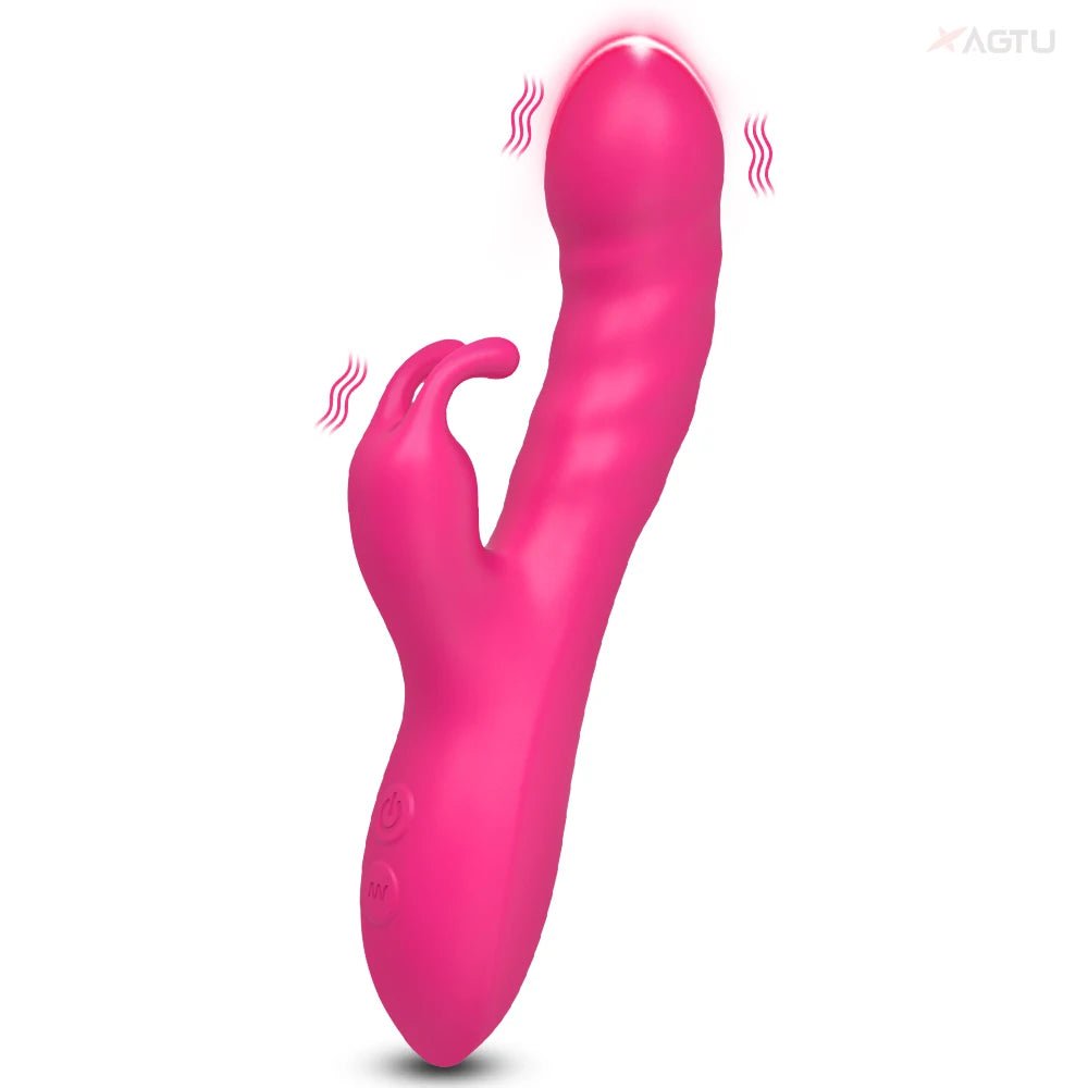 RoseThrust Royale Rabbit Thrusting Vibrator 10 Modes - SinfulX - Personal Care > Sexual Wellness > Rabbit Vibrator