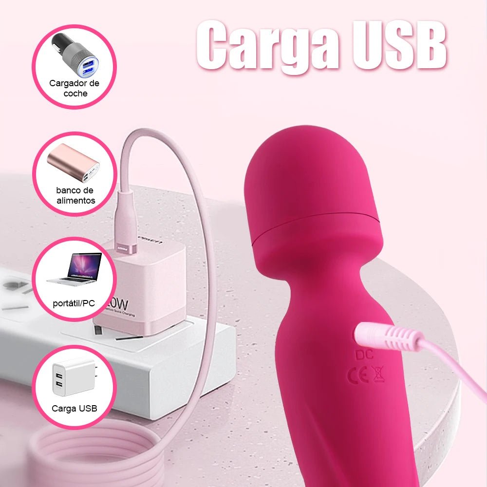 IgniteFlex Heated Dual Head Wand Vibrator - SinfulX - Personal Care > Sexual Wellness > Wand Vibrator