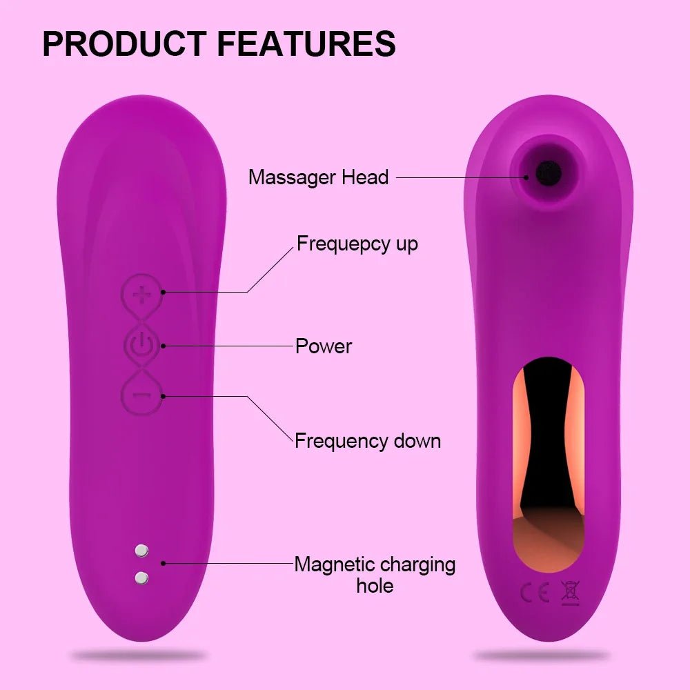 AeroBloom 7X Clitoral Suction Vibrator - SinfulX - Personal Care > Sexual Wellness > Clitoral Suction Vibrator