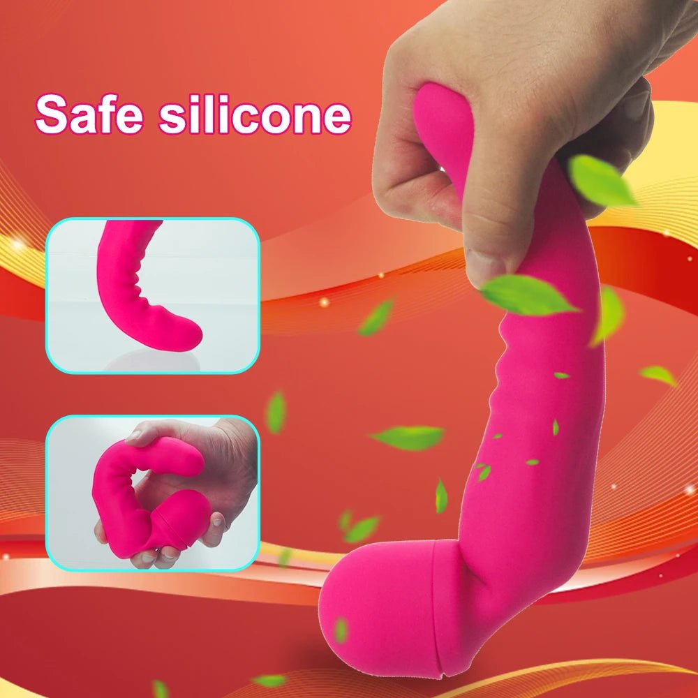 IgniteFlex Heated Dual Head Wand Vibrator - SinfulX - Personal Care > Sexual Wellness > Wand Vibrator