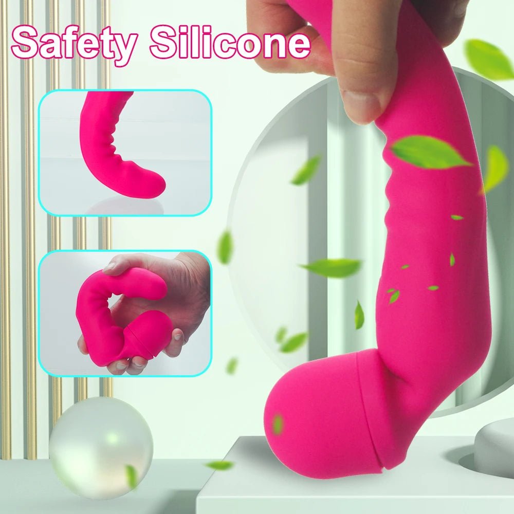 VeloraIgnite Heated Dual Head Wand Vibrator - SinfulX - Personal Care > Sexual Wellness > Wand Vibrator