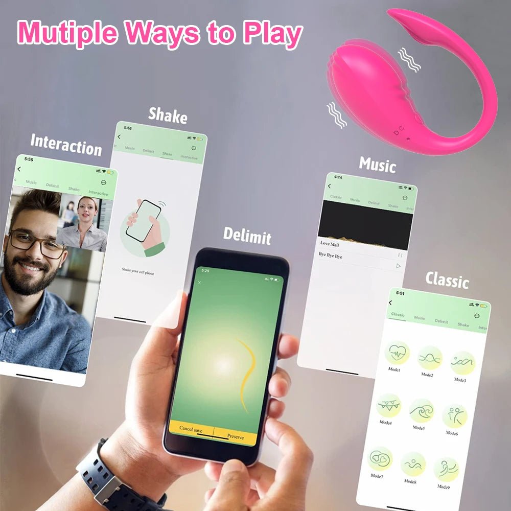 StealthEgg App Control Panty Vibrator 9 Modes - SinfulX - Personal Care > Sexual Wellness > Egg Vibrator