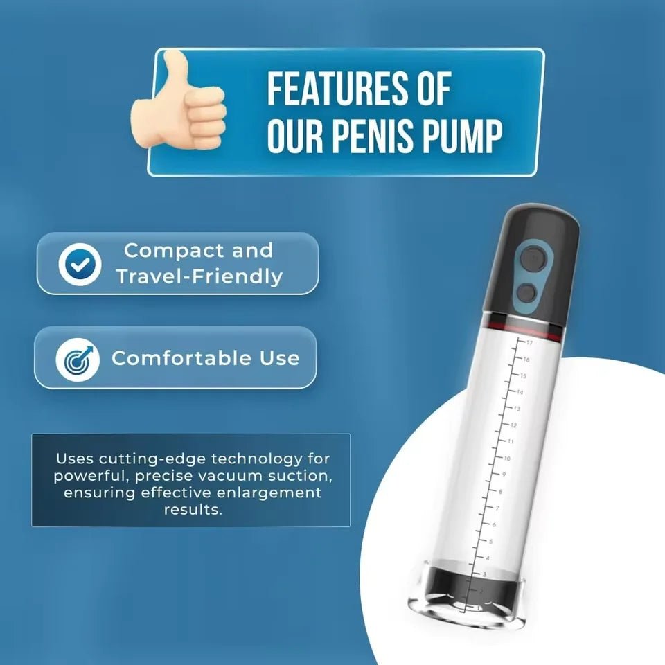 PowerDual Automatic Electric Penis Pump Trainer - SinfulX - Personal Care > Sexual Wellness > Penis Pump