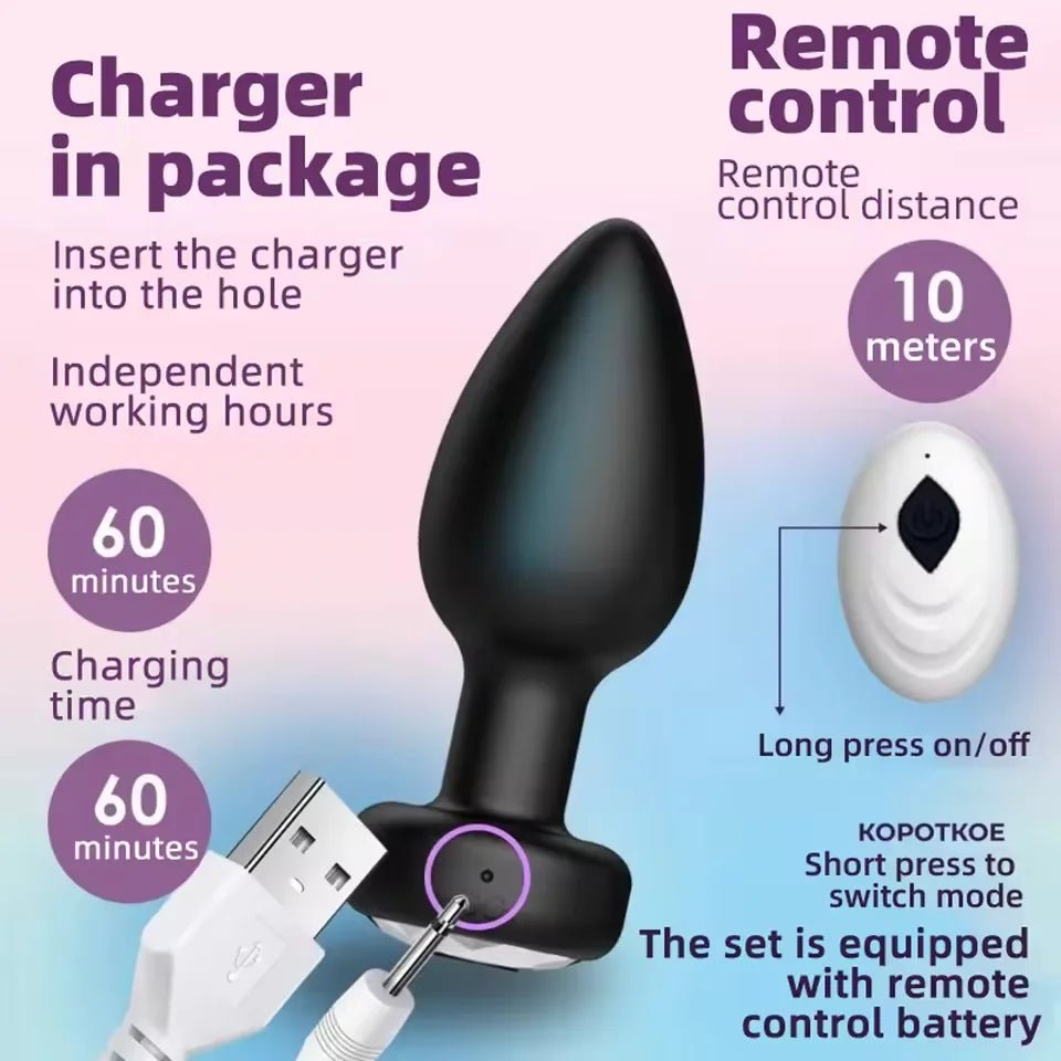 PulseLink Smart Control Anal Plug - SinfulX - Personal Care > Sexual Wellness > Anal Vibrator