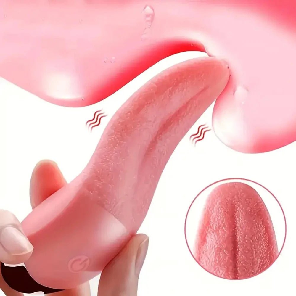 TongueRush Tongue Licking Clitoral Vibrator - SinfulX - Personal Care > Sexual Wellness > Tongue Vibrator