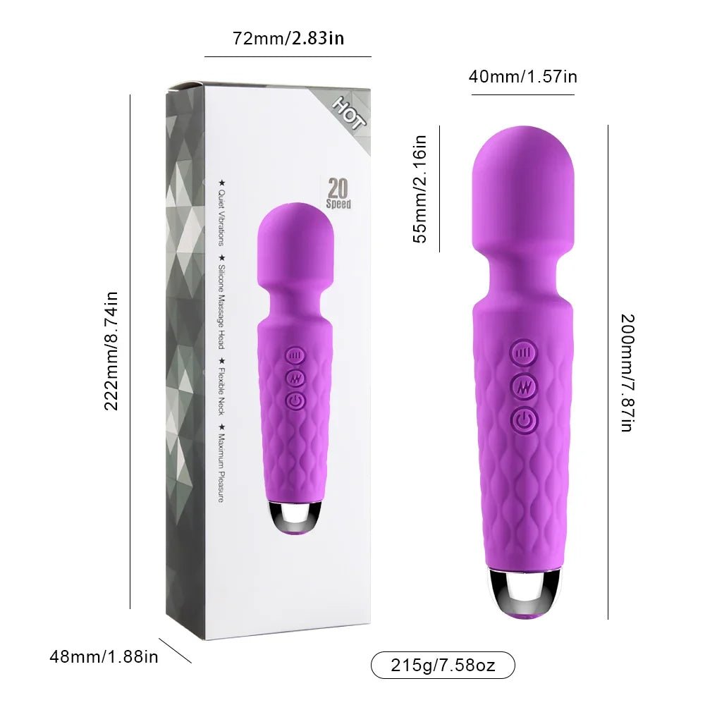 FlexWave 20 Mode G - Spot Wand Vibrator - SinfulX - Personal Care > Sexual Wellness > Wand Vibrator