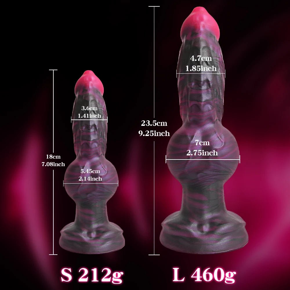 KnotFetish Dog Knot Silicone Dildo Plug - SinfulX - Personal Care > Sexual Wellness > Dildo