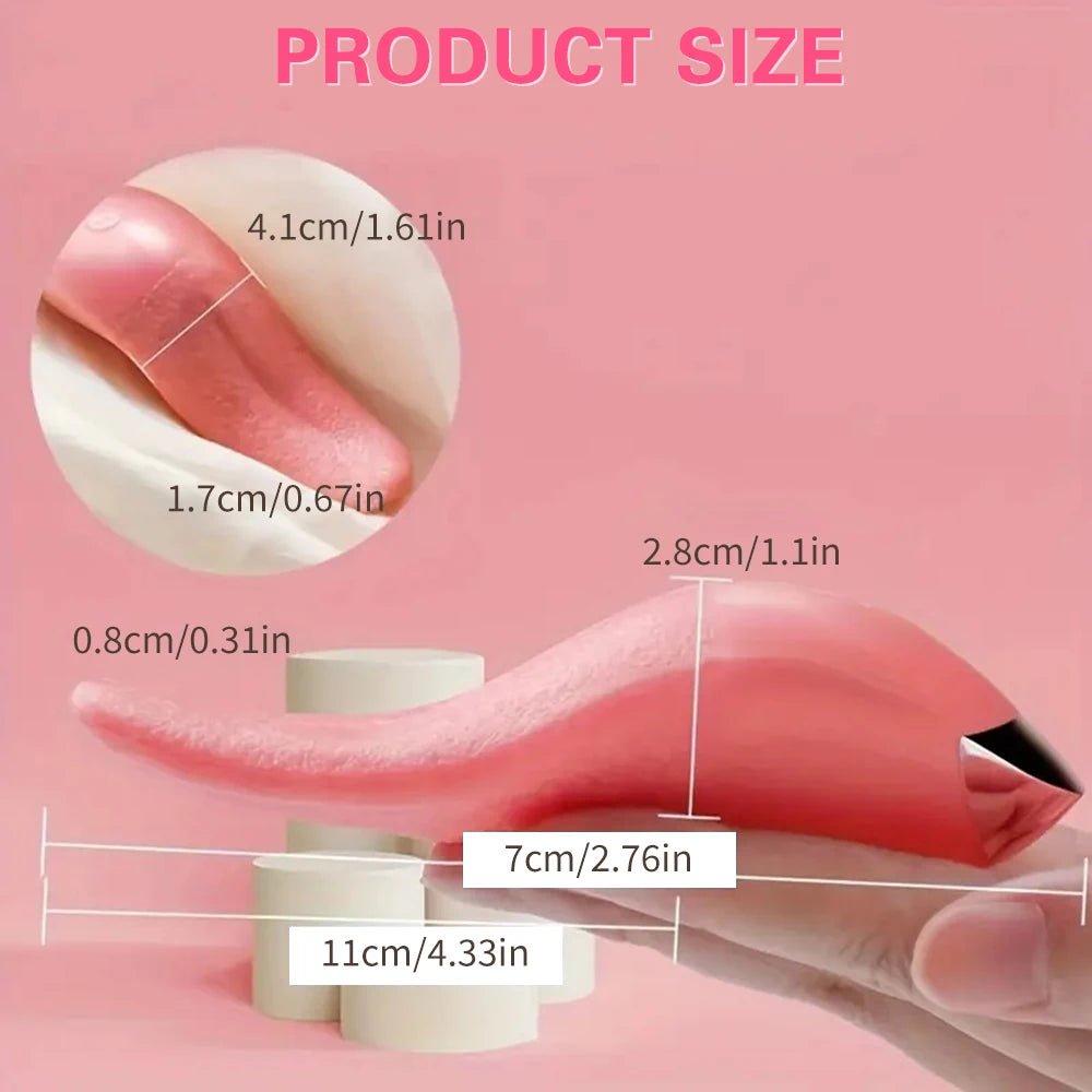 TongueRush Tongue Licking Clitoral Vibrator - SinfulX - Personal Care > Sexual Wellness > Tongue Vibrator