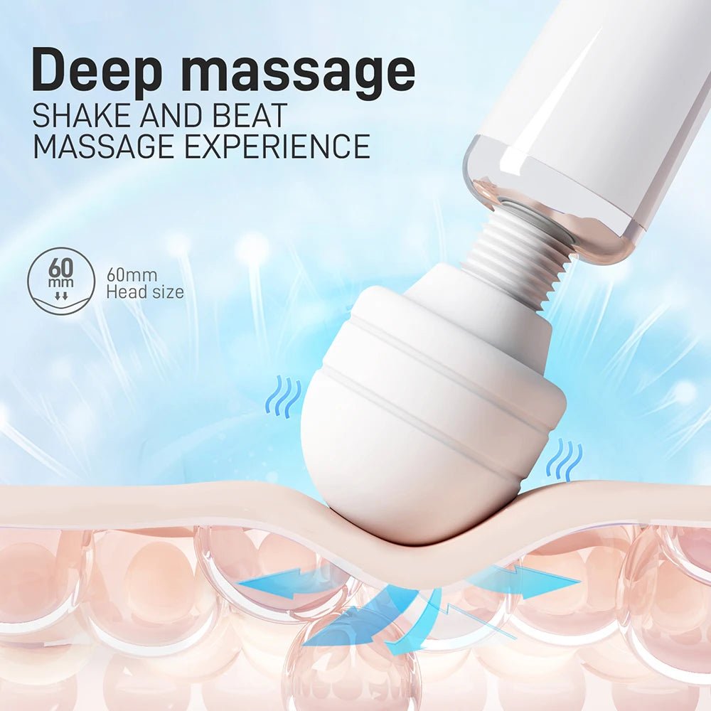 TitanWave 20 Mode Wand Vibrator - SinfulX - Personal Care > Sexual Wellness > Wand Vibrator