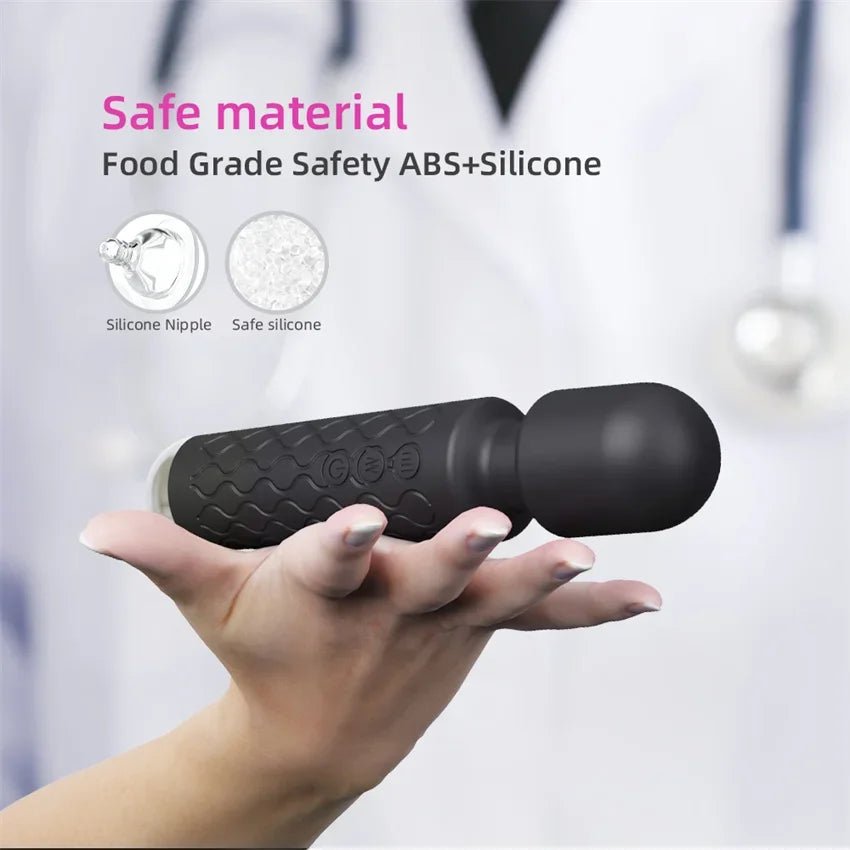 FlexiWave 20 Mode Wand Vibrator - SinfulX - Personal Care > Sexual Wellness > Wand Vibrator