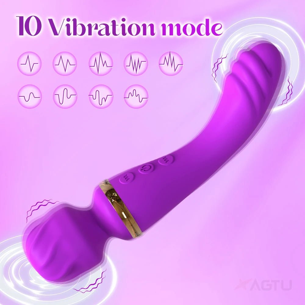 PulseForge 10X Mode Wand Vibrator - SinfulX - Personal Care > Sexual Wellness > Wand Vibrator