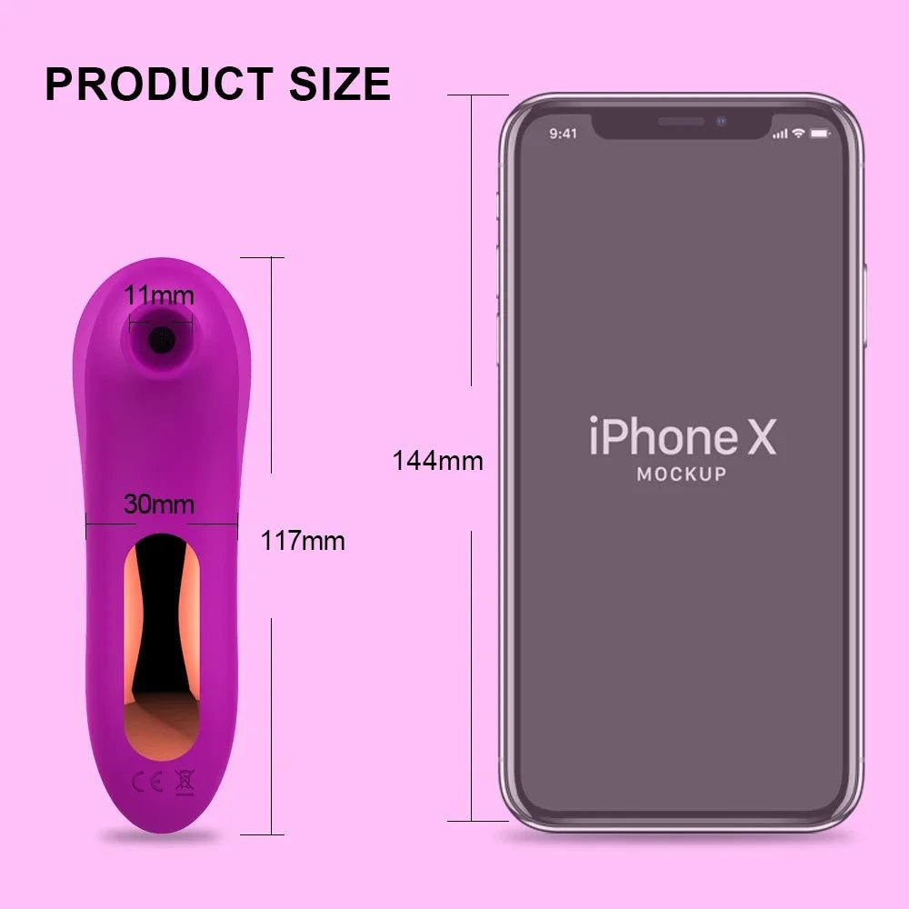 AeroBloom 7X Clitoral Suction Vibrator - SinfulX - Personal Care > Sexual Wellness > Clitoral Suction Vibrator