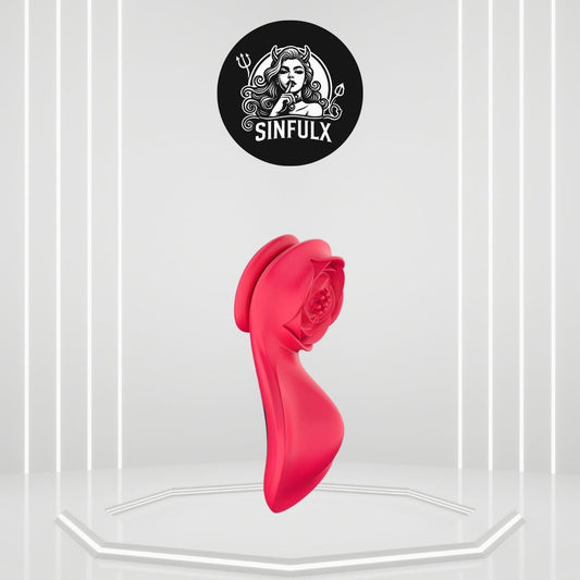 SecretBloom Remote Control Clit Rose Vibrator - SinfulX