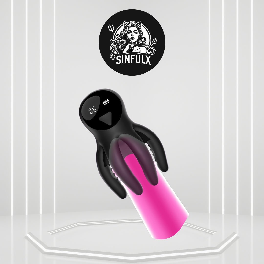 SecretGrip APP Control Training Vibrations Penis Stroker - SinfulX