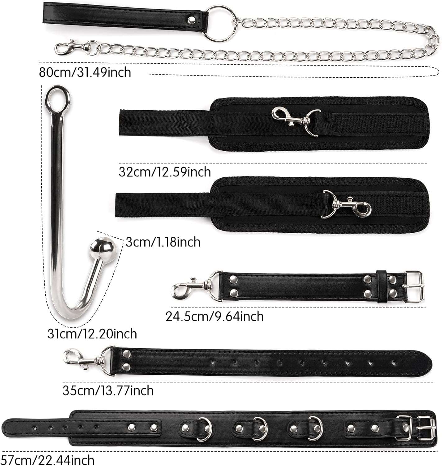 SecureEmbrace BDSM Anal Hook & Restraints Kit_SinfulX_premium_sex_toys