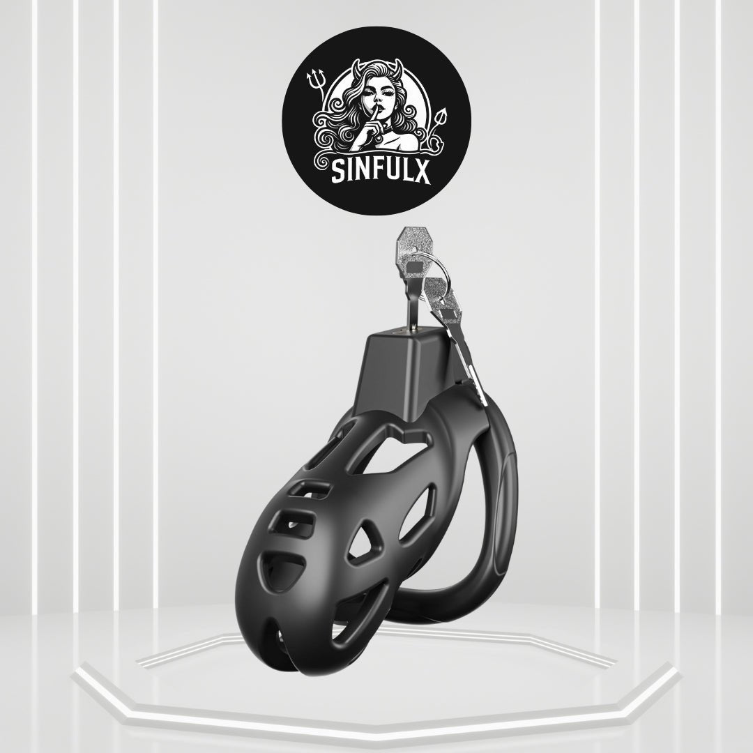 SecureVault BDSM Male Chastity Cage - SinfulX
