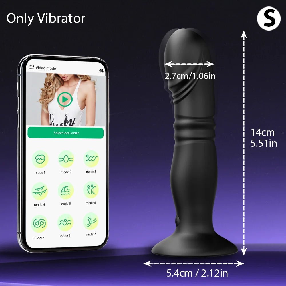 ThrustGrip Pro 3X Thrusting Prostate Plug Vibrator - SinfulX - Personal Care > Sexual Wellness > Prostate Massager