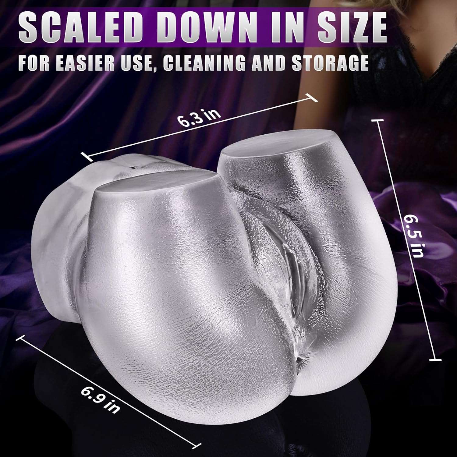 SeeThroughSerenity Transparent Sex Doll Torso - SinfulX