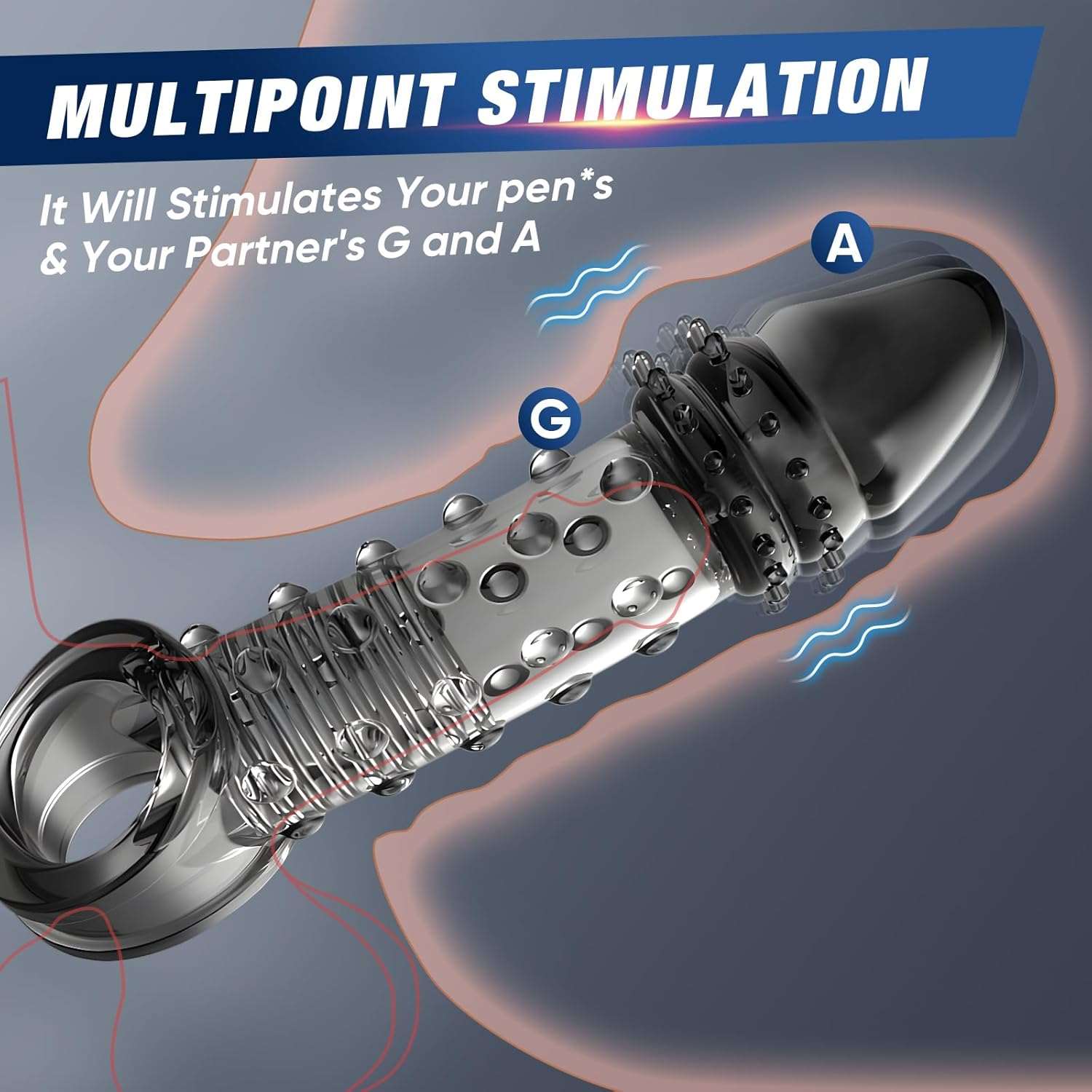 SensoryWrap Spiked Penis Sleeve - SinfulX