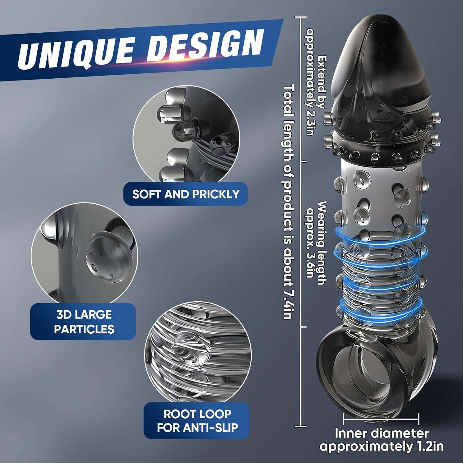 SensoryWrap Spiked Penis Sleeve - SinfulX
