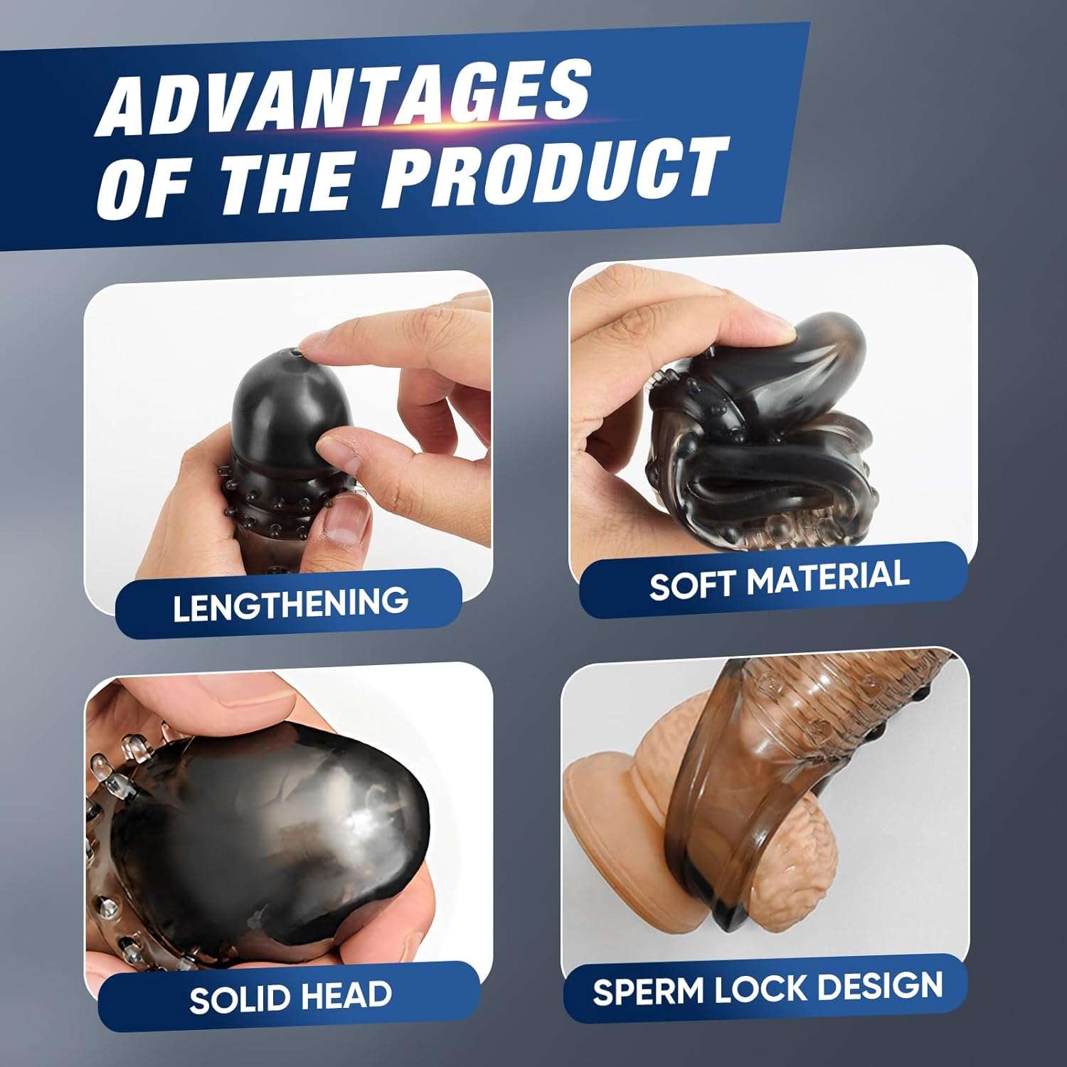 SensoryWrap Spiked Penis Sleeve - SinfulX