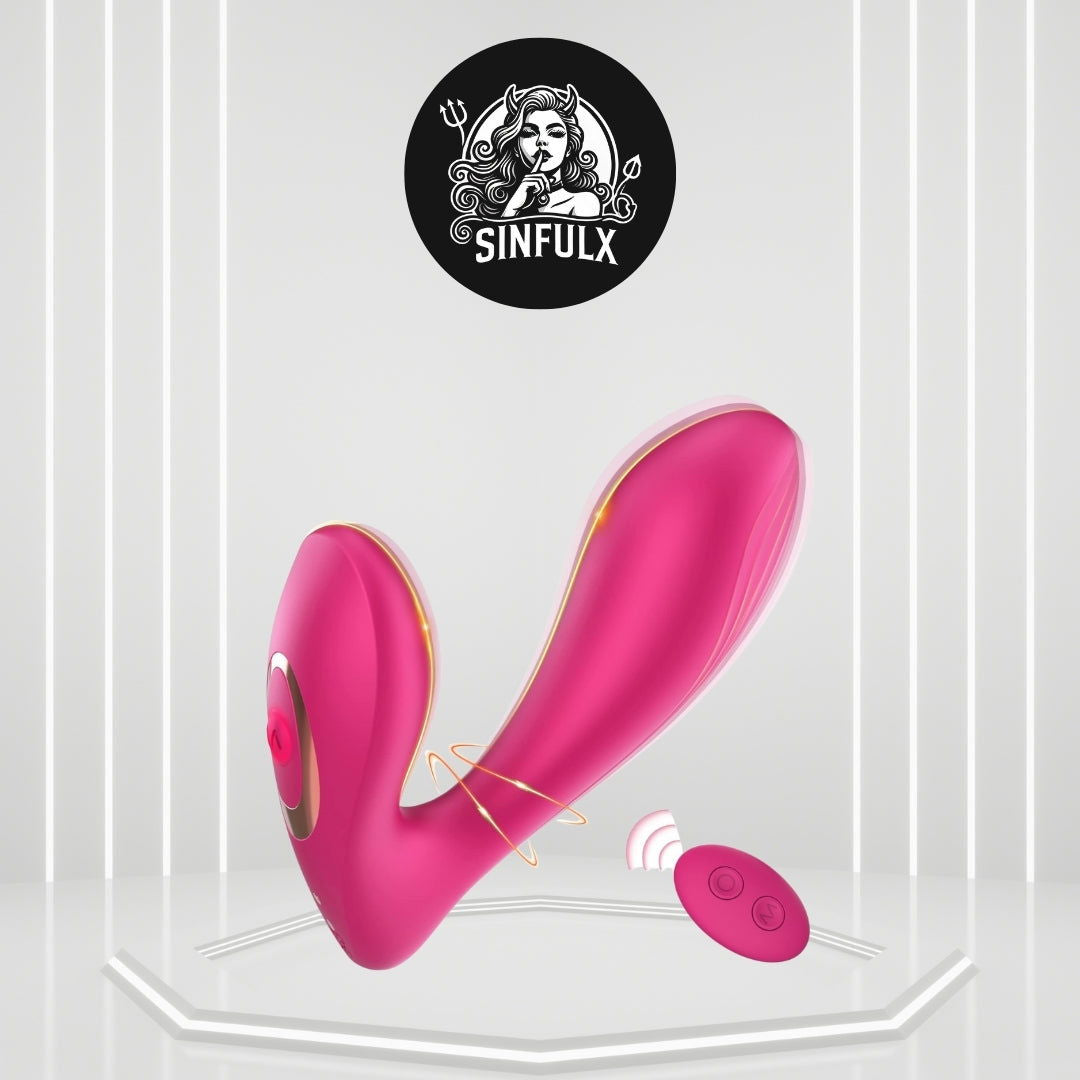 SereneSync Remote Control Clit Vibrator Dildo_SinfulX_premium_sex_toys