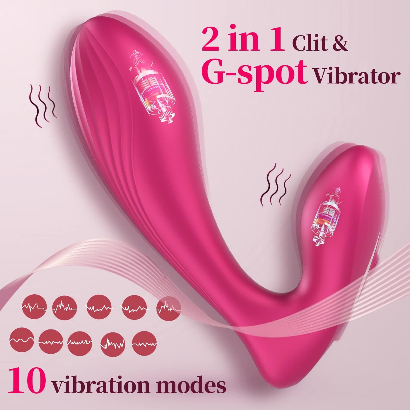 SereneSync Remote Control Clit Vibrator Dildo_SinfulX_premium_sex_toys