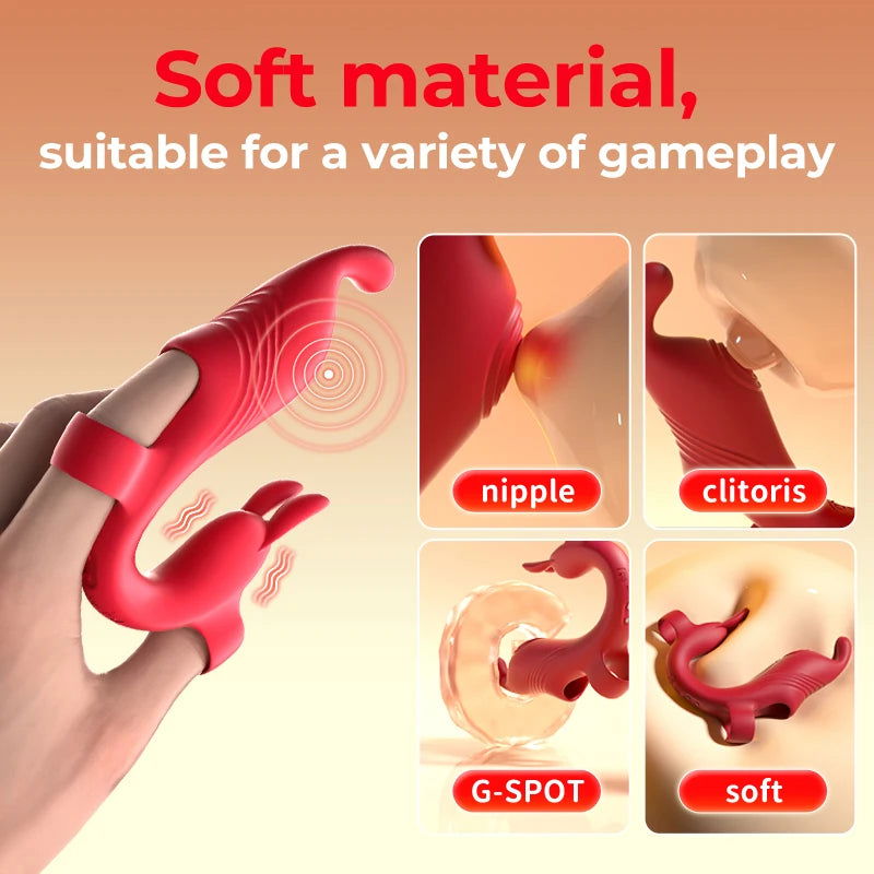 SerenityWave Max Satisfaction Clit Fingering Vibrator_SinfulX_premium_sex_toys