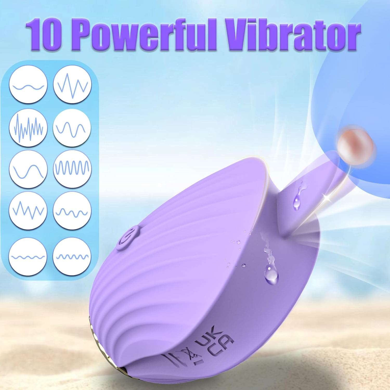 ShellPearl Mini Clitoral Licking Vibrator - SinfulX