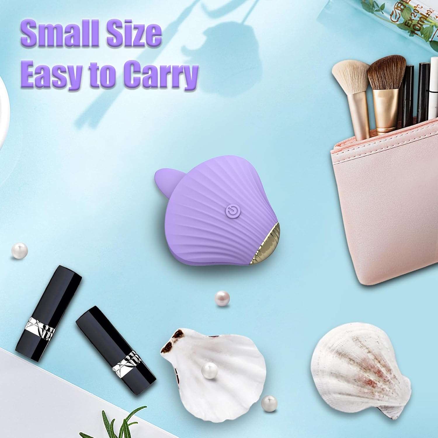 ShellPearl Mini Clitoral Licking Vibrator - SinfulX
