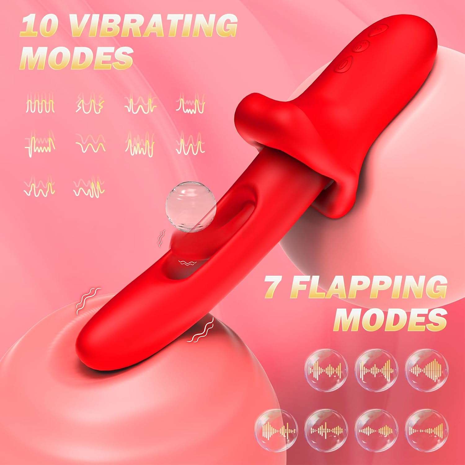 SirenVeil G - Spot Flapping Tongue Vibrator - SinfulX