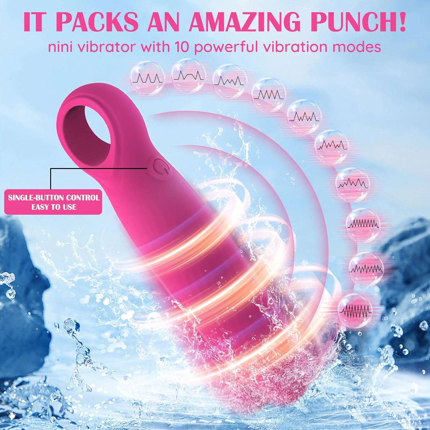 SparkSilk Portable Bullet Vibrator - SinfulX