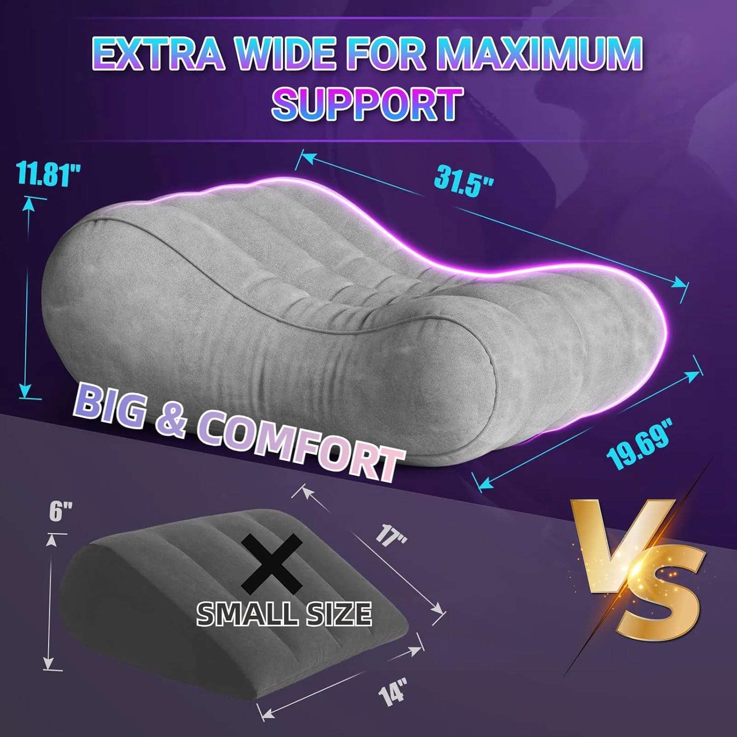 SuperL Inflatable Sex Position Lounge Chair - SinfulX
