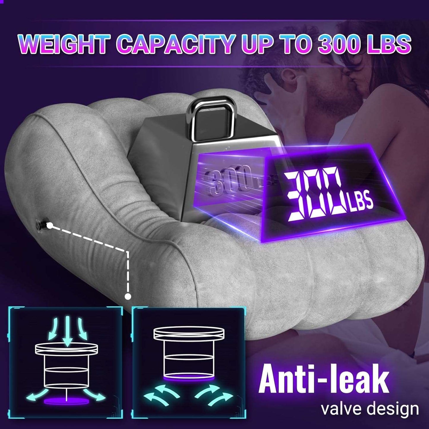 SuperL Inflatable Sex Position Lounge Chair - SinfulX