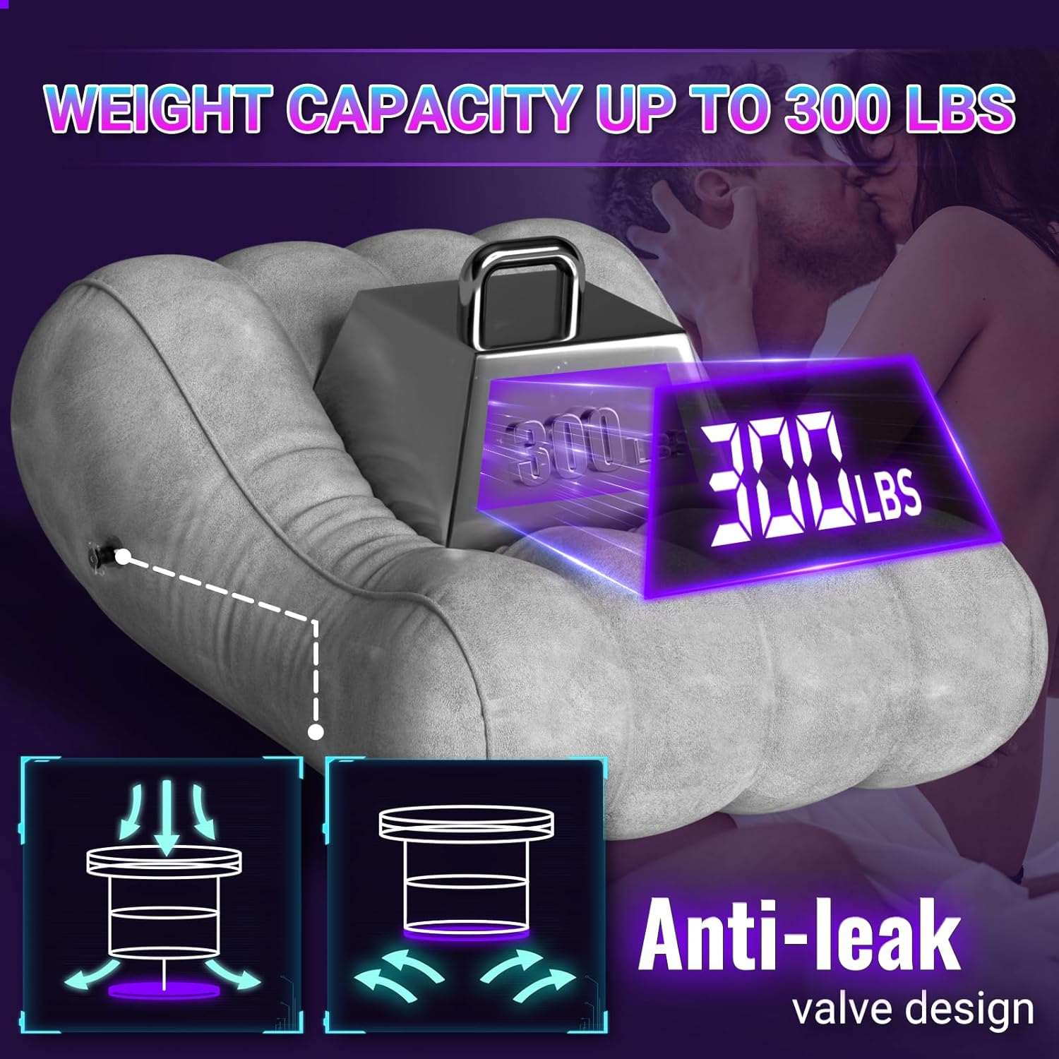 SuperL Inflatable Sex Position Lounge Chair - SinfulX