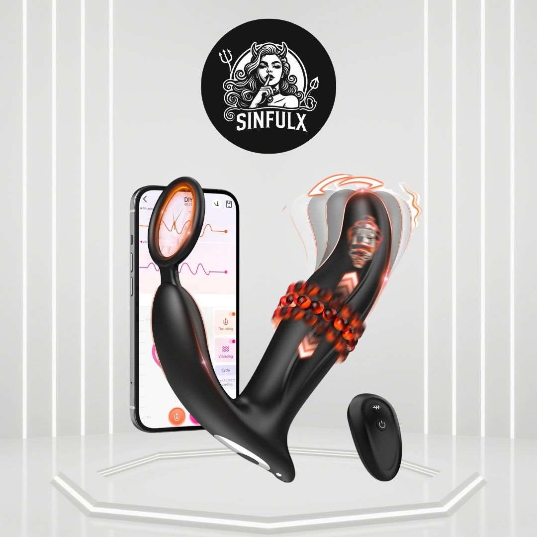 SwiftVibe Remote Control Prostate Massager Ring - SinfulX