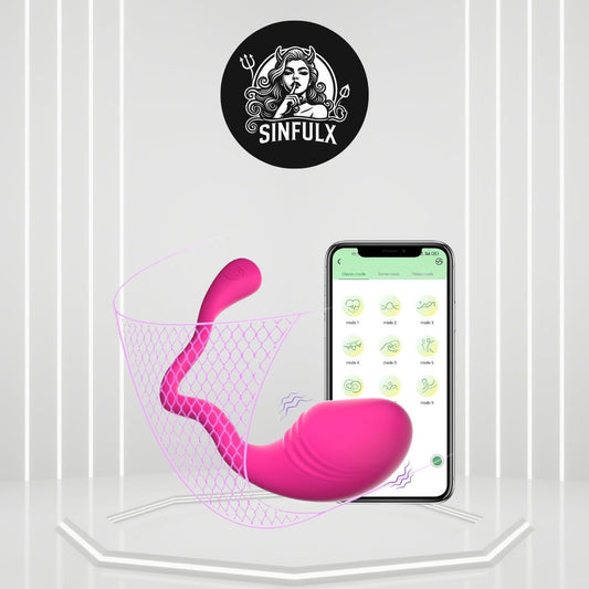 SyncVibe App Control Discreet Egg Vibrator_SinfulX_premium_sex_toys