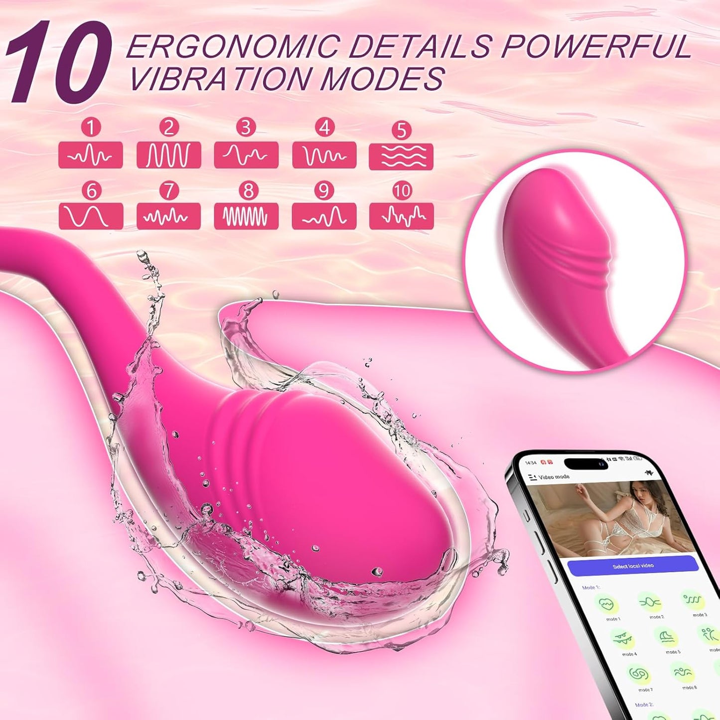 SyncVibe App Control Discreet Egg Vibrator_SinfulX_premium_sex_toys