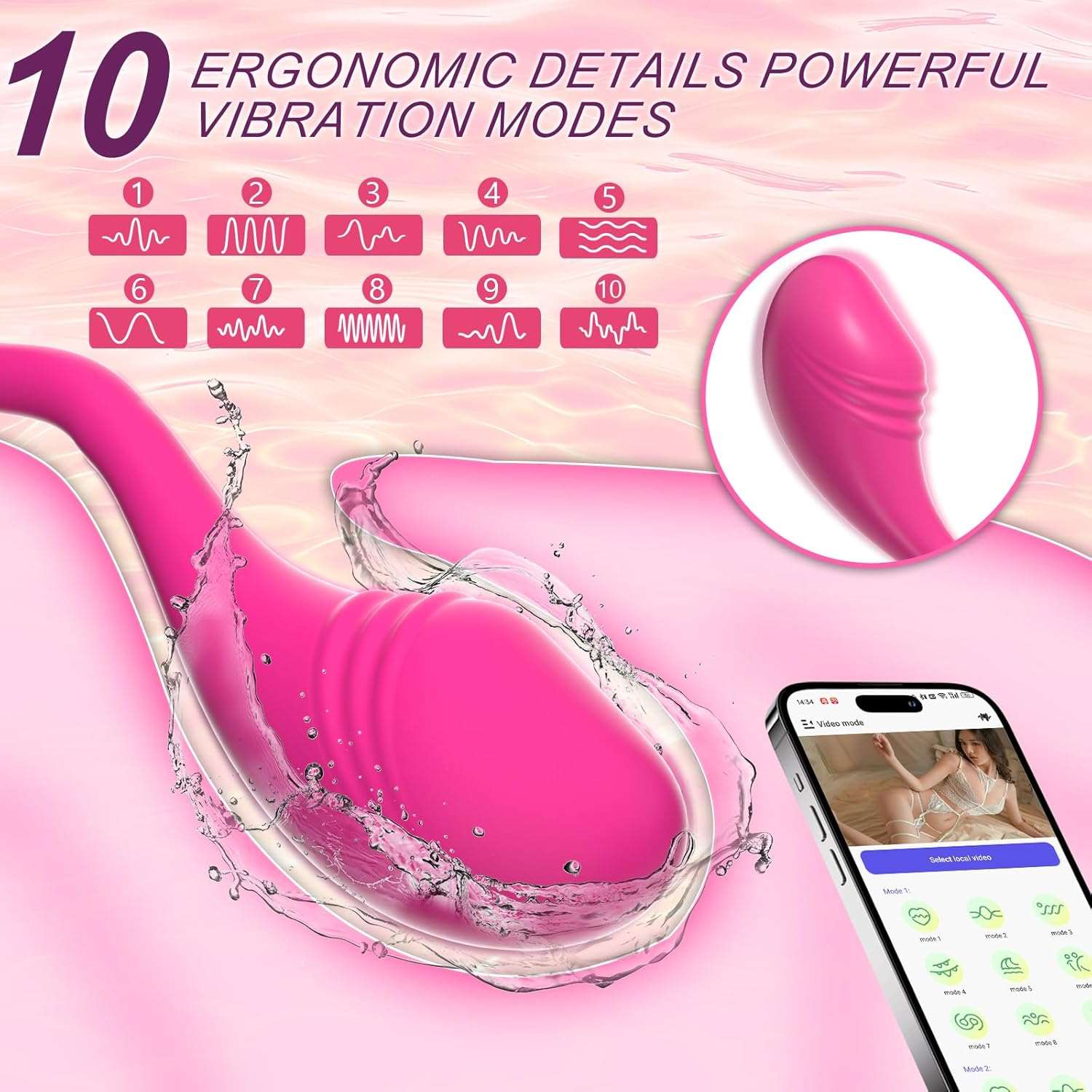SyncVibe App Control Discreet Egg Vibrator - SinfulX