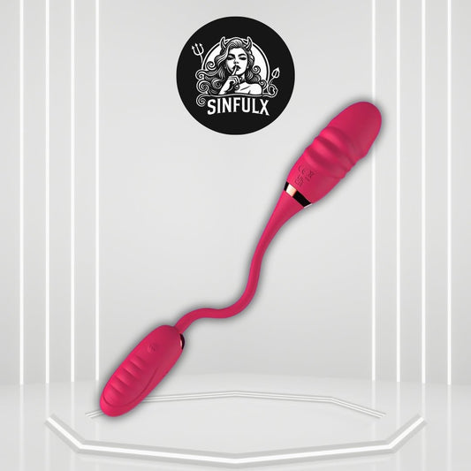 SyncWave App Remote G-Spot Vibrator Couples Toy 10 Modes - SinfulX - Personal Care > Sexual Wellness > Dual-Ended Stimulator