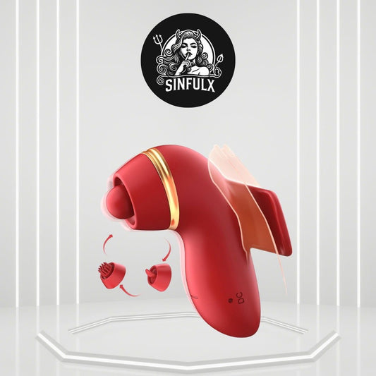 TeaseFlicker Clitoral Stimulation Finger Vibrator - SinfulX