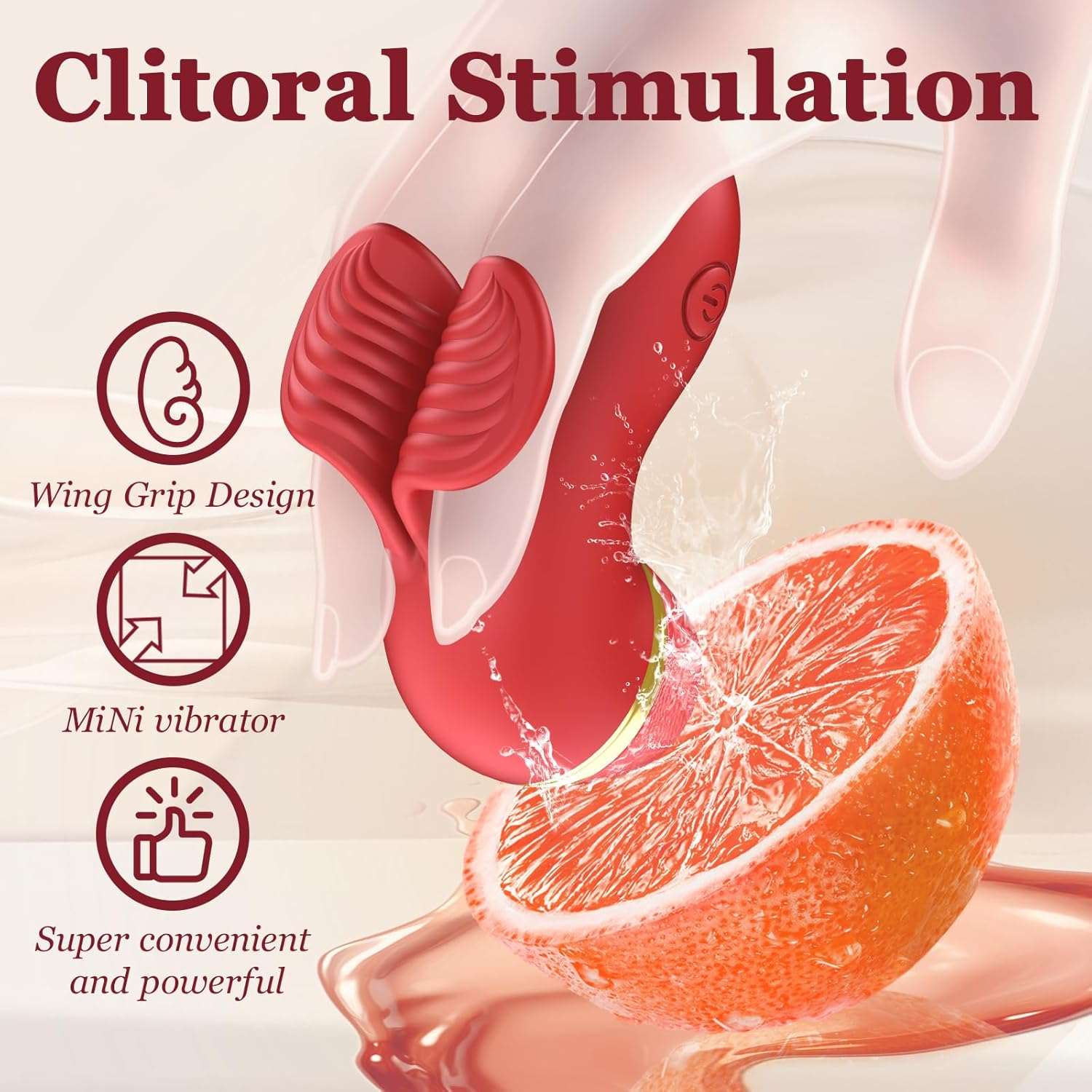 TeaseFlicker Clitoral Stimulation Finger Vibrator - SinfulX