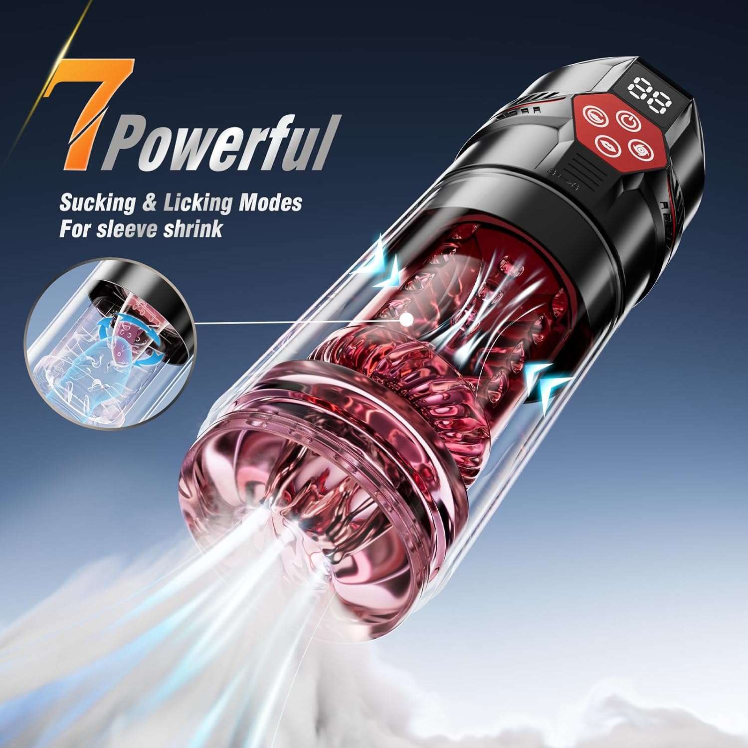 TeaseGrip 6 - in1 Male Masturbator Penis Pump - SinfulX