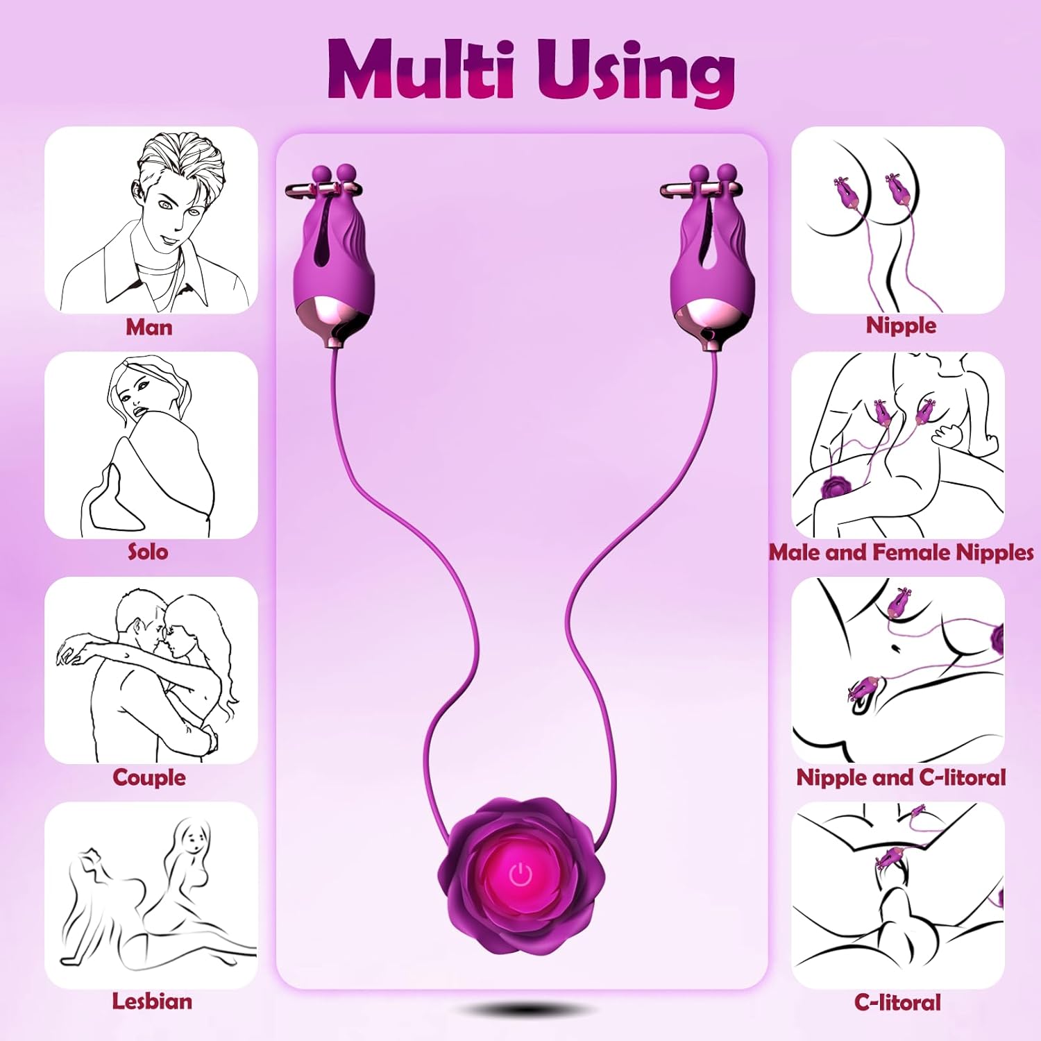 ThornGrip Clit Stimulator Nipple Clamps_SinfulX_premium_sex_toys