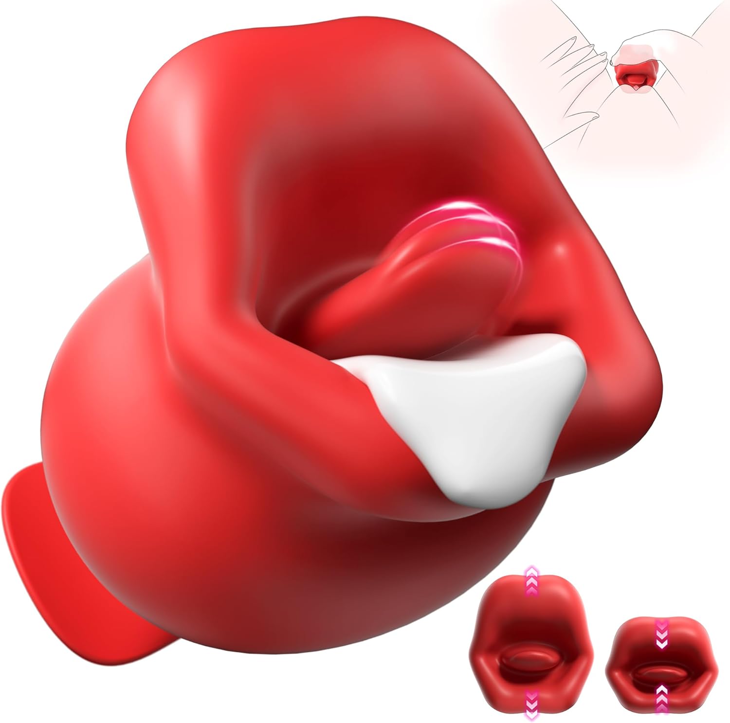 ThrillTwist Mouth Shaped Clitoris Vibrator - SinfulX