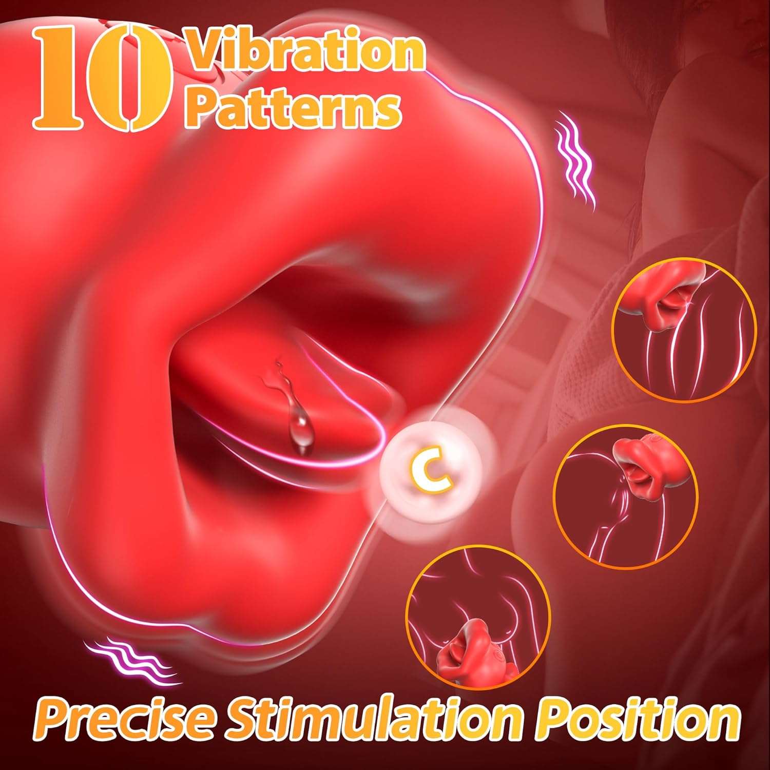 ThrillTwist Mouth Shaped Clitoris Vibrator - SinfulX