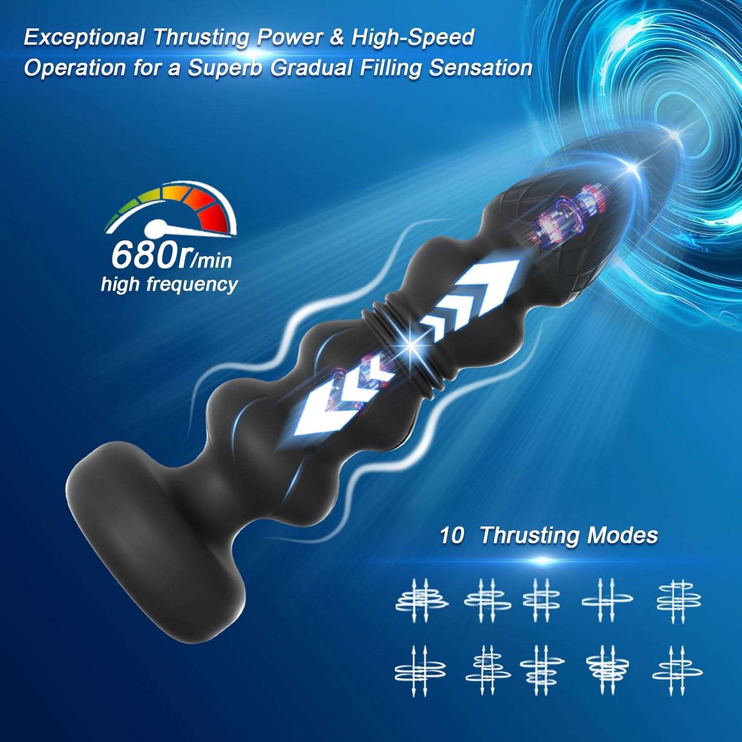 ThrillWave Thrusting Prostate Massager Vibrator - SinfulX